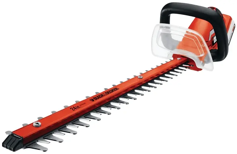 Black+Decker LHT2436 Electric Hedge Trimmer, 40 V, 3/4 Cutting Capacity, 24 L x 3 W Blade, Soft-Grip Handle Anti-Vibration...