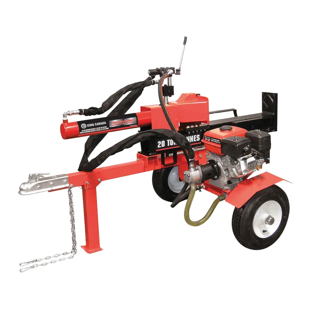 20 Ton Power Force Horizontal and Vertical Gas Splitter, 21'' Logs Safety Handle