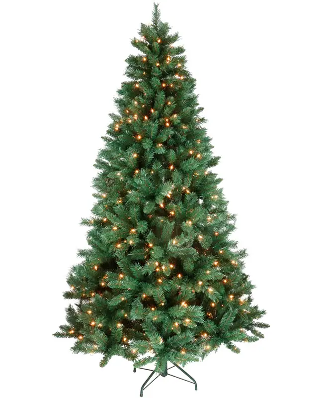 Santas Forest 09740 Christmas Pre-Lit Christmas Tree Clear Lights 4 Feet