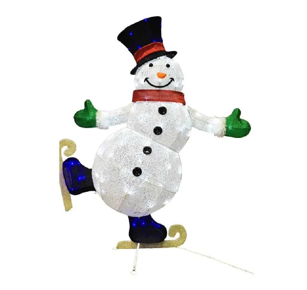 Santas Forest 27540 Tree Prelit Cones Berries 4 Feet Christmas Decor