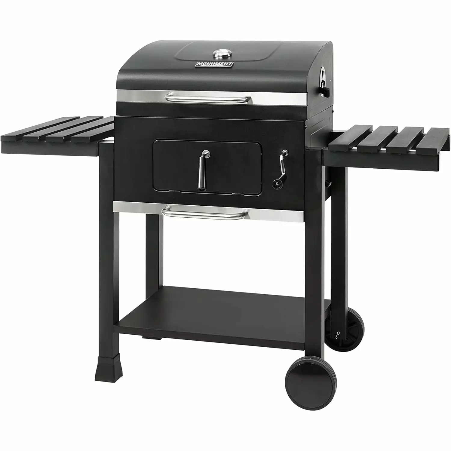 Monument Grills 24-Inch Charcoal Grill Side Tables Outdoor Cooking BHSF