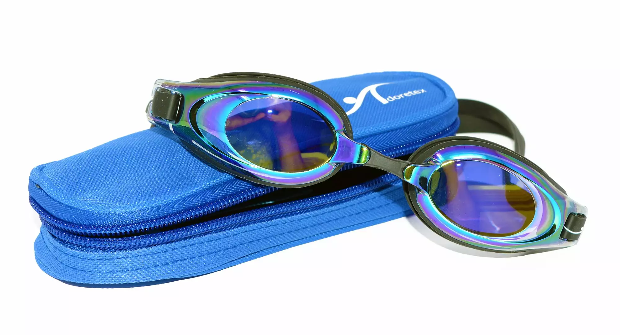 Adoretex Optical Swim Goggle Case Black Smoke Lens 1.50