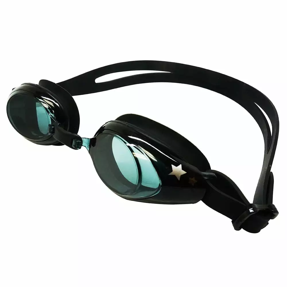 Palantic Black UV Nearsighted Prescription Swim Goggles -2.0 Youth Corrective 2