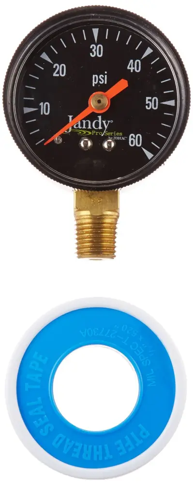 Zodiac R0556900 Pressure Gauge Replacement Specify Zodiac Jandy CS and CJ Series Cartridge Filter