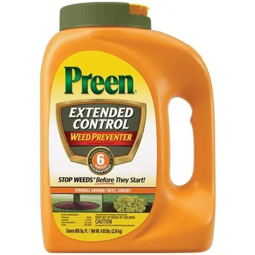Preen Extended Regulation Weed Preventer 4.93 lb Long-Lasting Weed Control