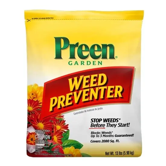 Preen Garden Weed Preventer 13 lb - Prevents Weeds Up to 3 Months