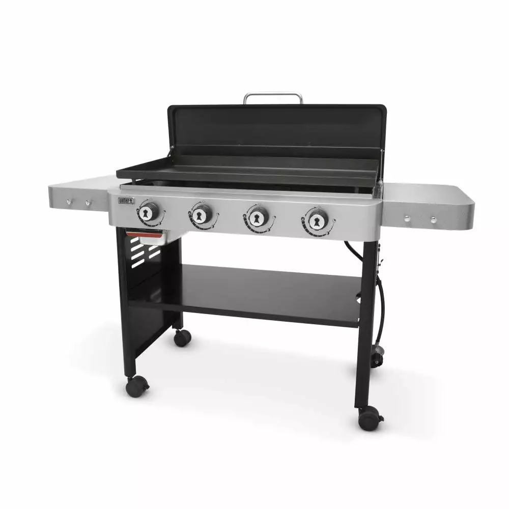 Weber Griddle G36 Propane Black - Large Outdoor Flat Top Grill Backyard and Patio Cooking