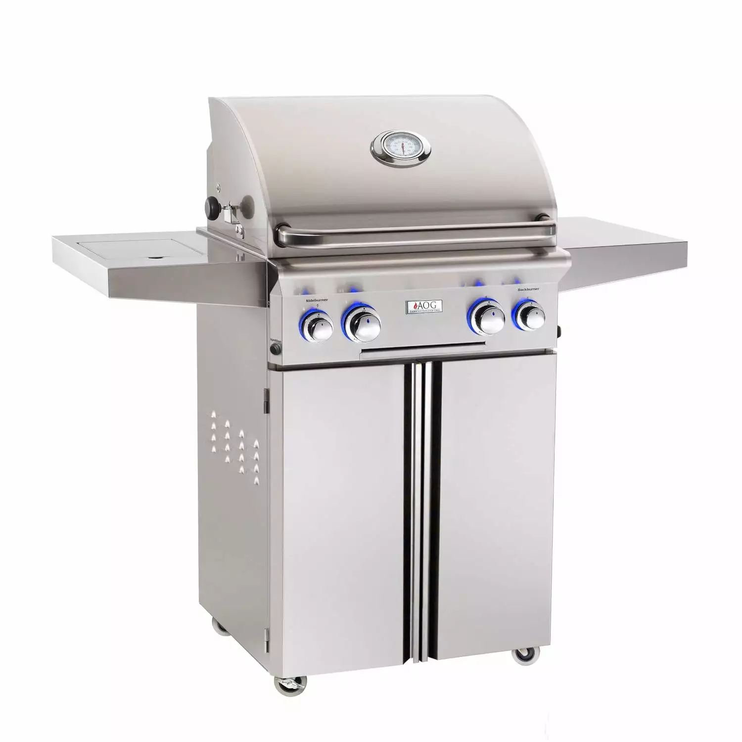 American Outdoor Grill 24PCL L-Series 24 Inch Propane Gas Grill Side Burner And Rotisserie Kit