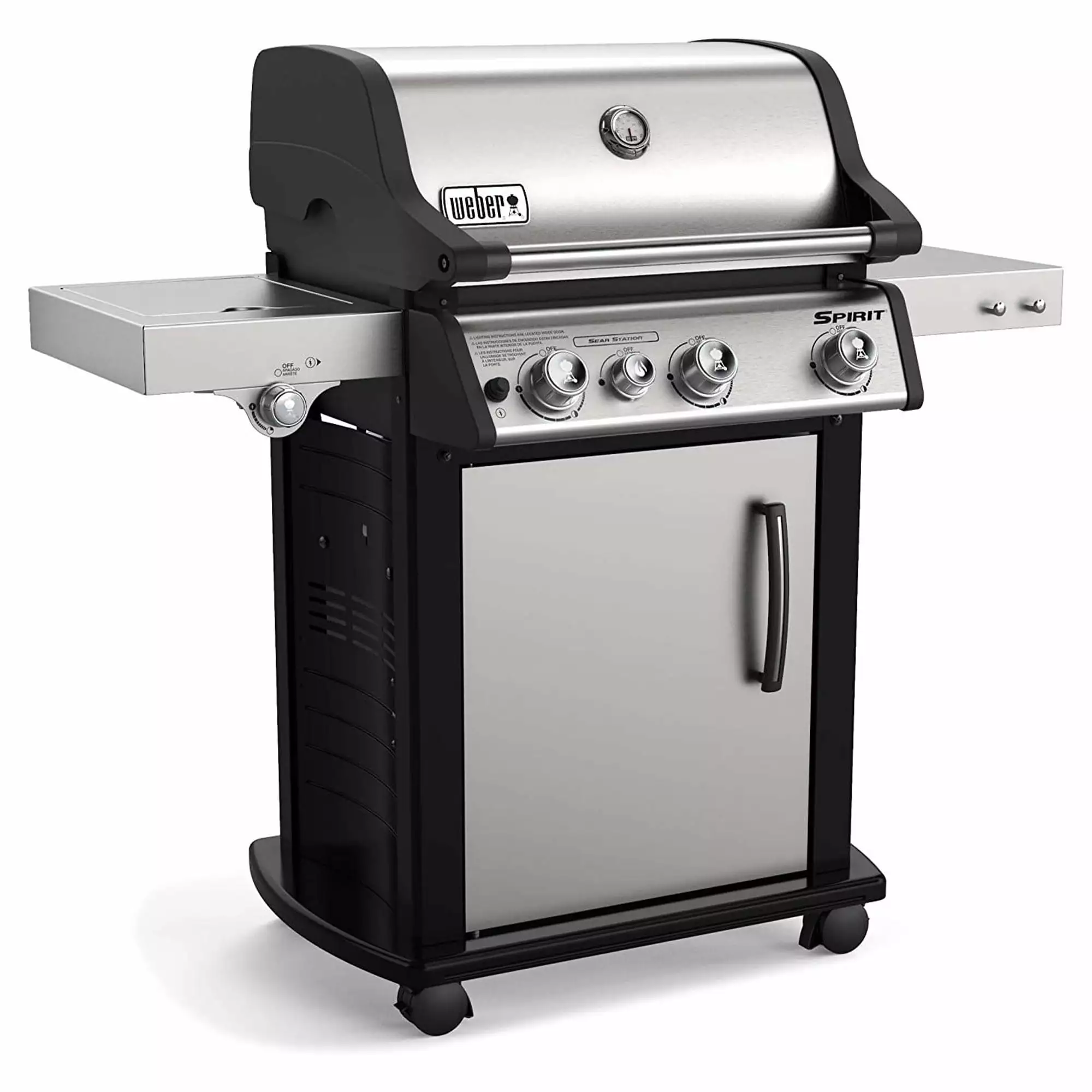 Weber Spirit SP-335 Stainless Steel 3 Burner Liquid Propane Gas Grill