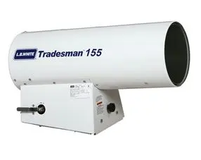 LB White 155000 BTU Propane Forced Air Heater Large Spaces Country True Value