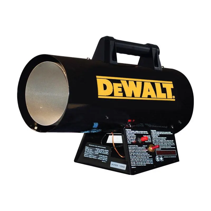 DeWalt 45000 BTU Forced Air Propane Portable Heater 1125 sq ft Spaces