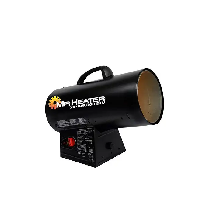 Mr Heater 125K BTU Liquid Propane Forced Air Heater Hose and Regulator