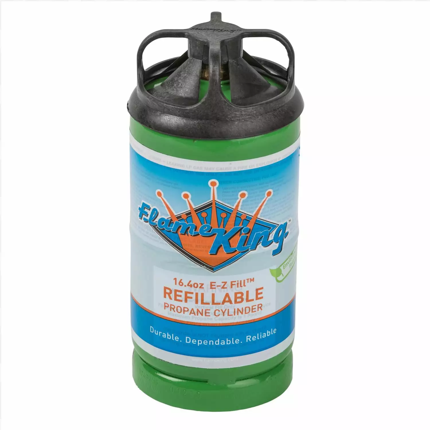 Flame King 1lb Refillable Propane Cylinder Ships Empty Camping