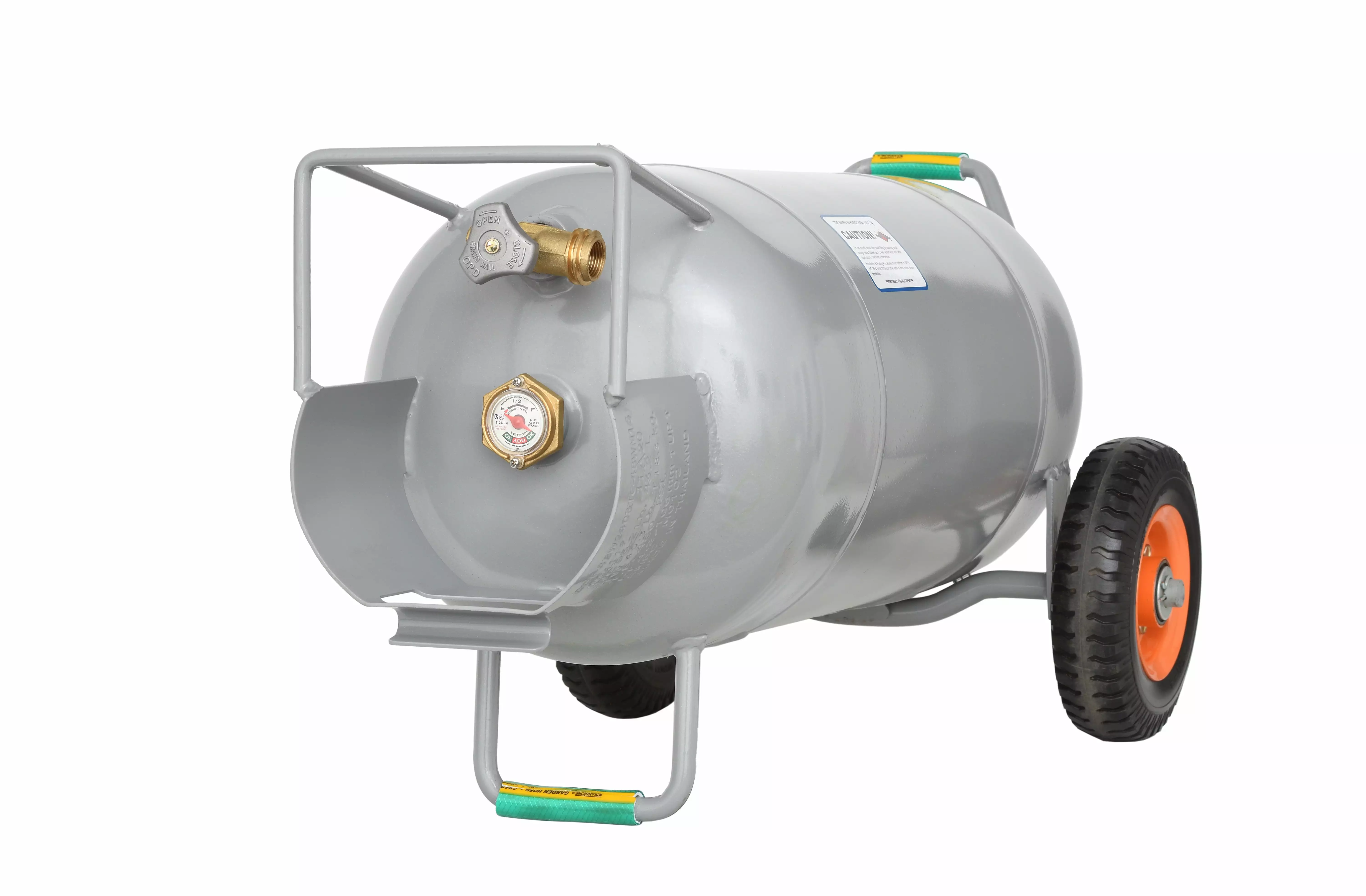 Flame King 40LB Empty Propane Tank Dolly Cart Wheels YSN40HOG