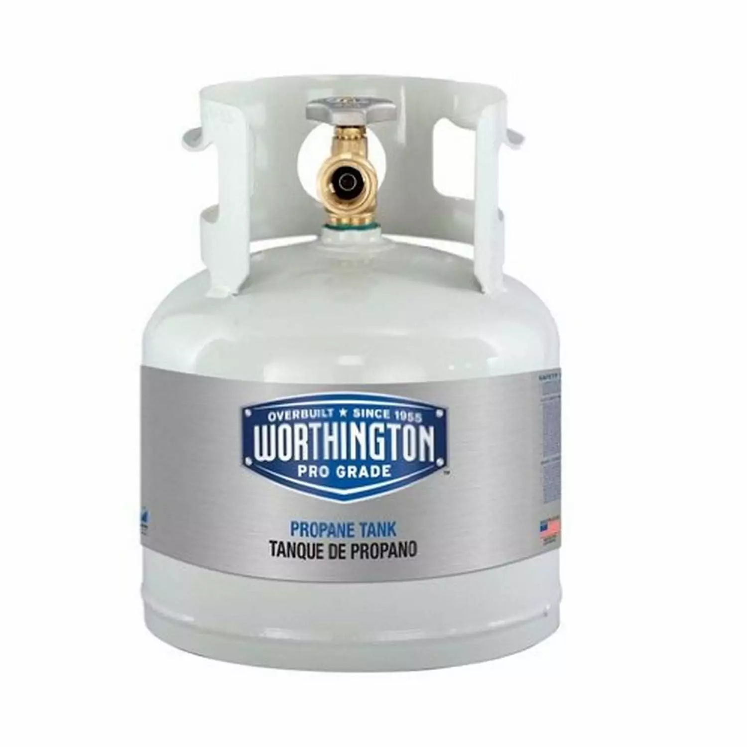 Worthington 4.25LB Steel LP Tank Cylinder Vertical Travel-friendly Worthington Cylinders