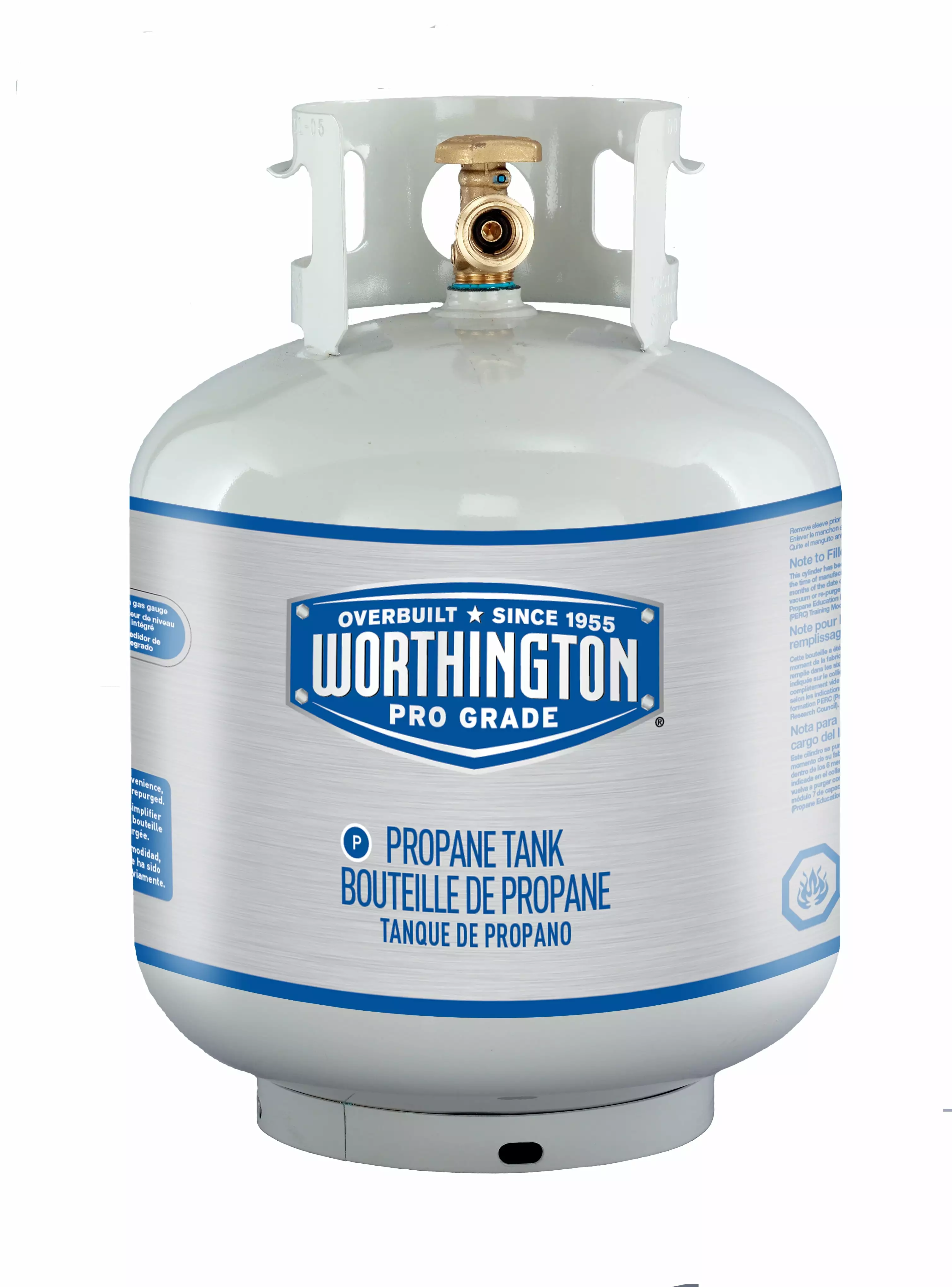 Worthington Pro Grade 20-Pound Refillable Propane Tank BBQs Worthington Cylinders