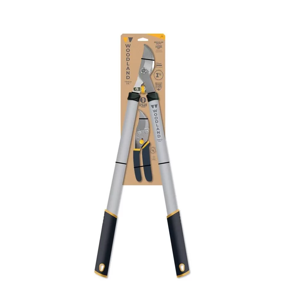 Woodland Tools 39146 Steel Bypass Lopper and Pruner Set Gardening
