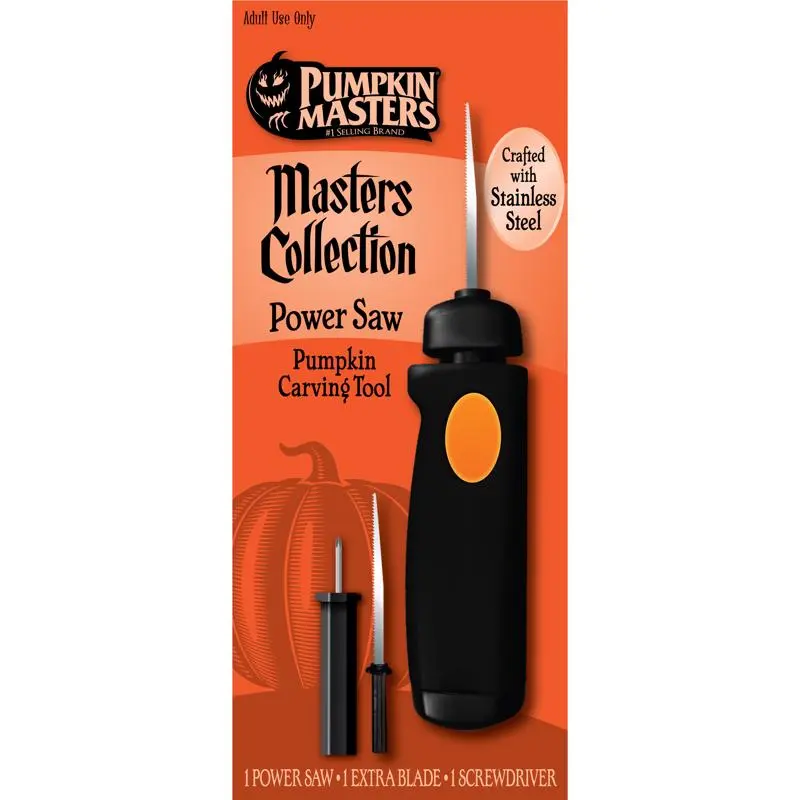 Pumpkin Masters 10.75 . Power Saw Carving Kit Pack 12 Halloween Pumpkins