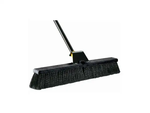 Quickie BULLDOZER 00633 Soft Sweep Pushbroom 24 Inch Heavy Duty Cleaning