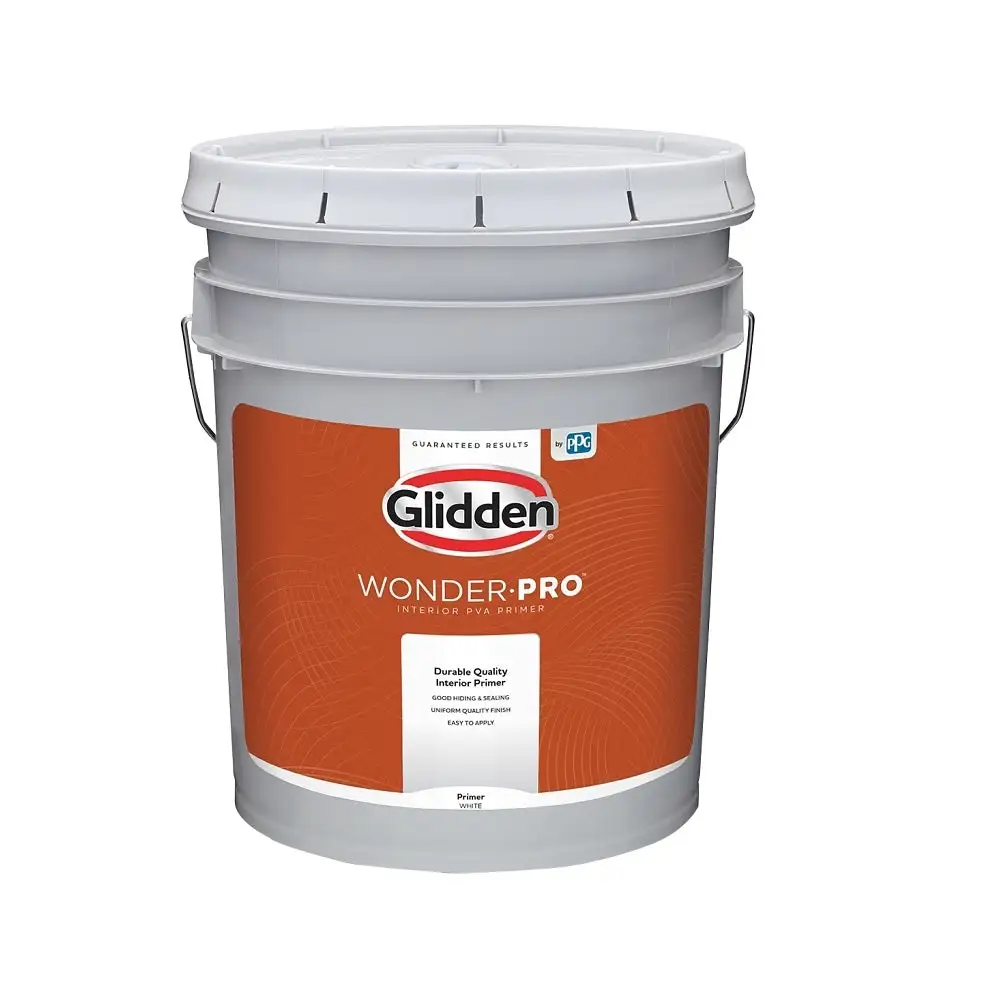 Glidden GLWP3300/05 Wonder-Pro PVA Primer 5 Gallon High Performance Interior Primer