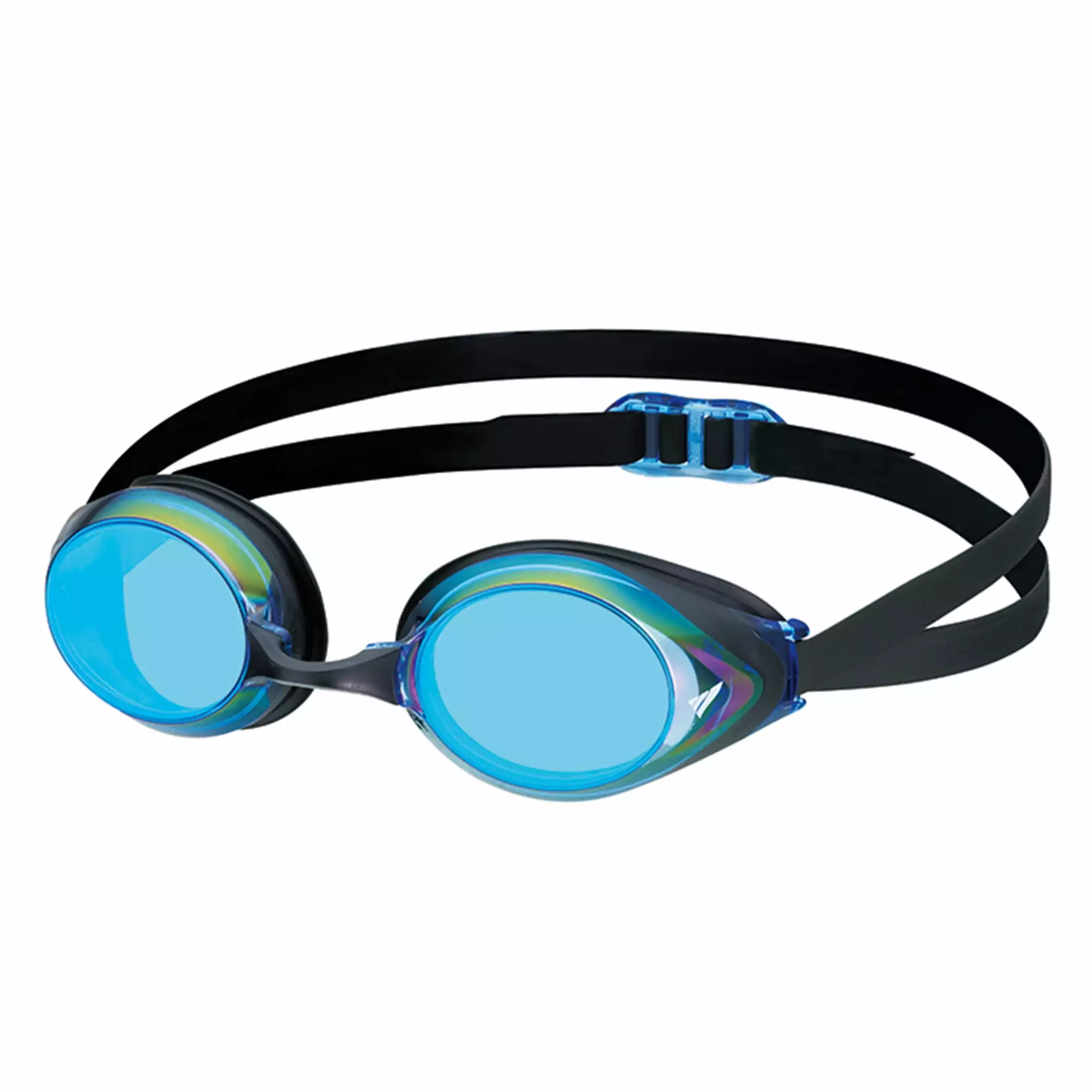 VIEW Swimming Gear V-220 Pirana Masters Racing Swim Goggles Blue Blue Mirrored Lens