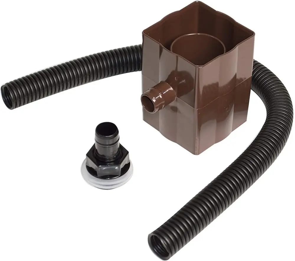 FloPlast FloSaver Rainwater Diverter Espresso