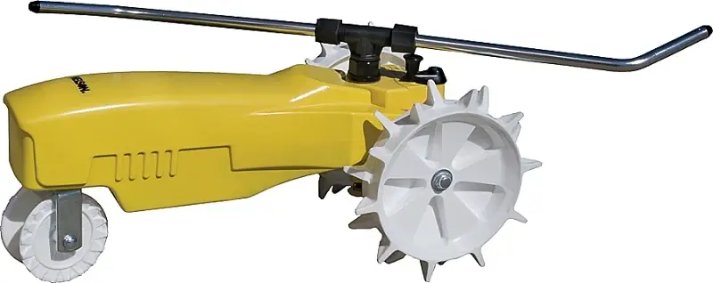Gilmour Mfg 818653-1011/1003 Traveling Sprinkler, 15 to 55 ft, Aluminum/Iron