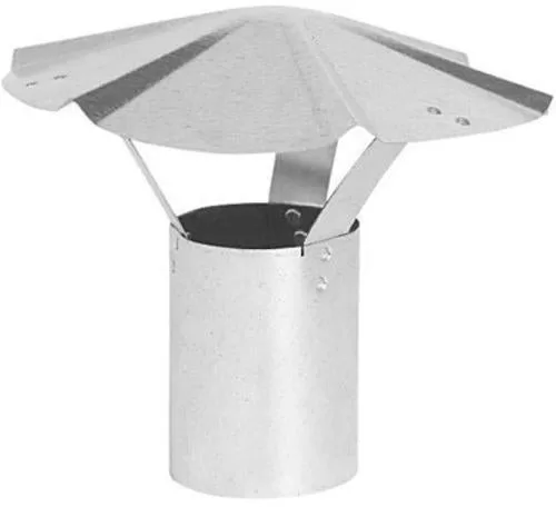 Imperial GV0589 Rain Cap 6 Galvanized Chimney Protection