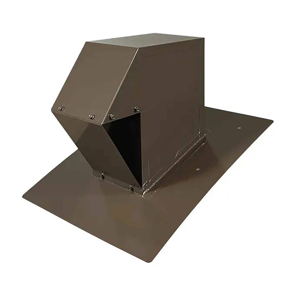 Roof Exhaust 3-1/4" x 10" Outlet, Chestnut