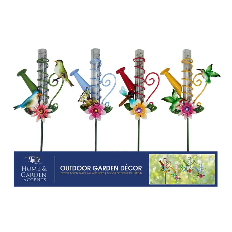 Alpine Water Can Rain Gauge Stake 1.18 . W x 5.12 . L (Pack 16)