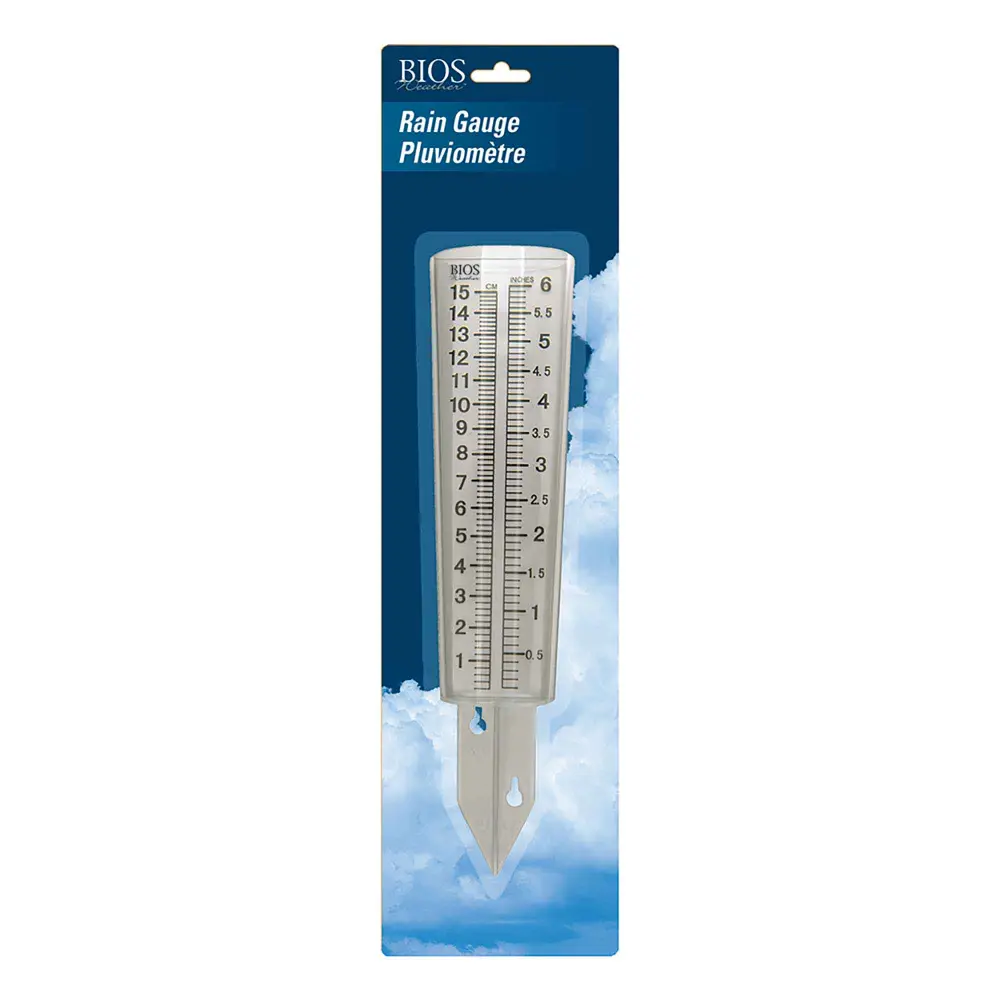 Rain Gauge, Ivory | Waterproof | Backlit