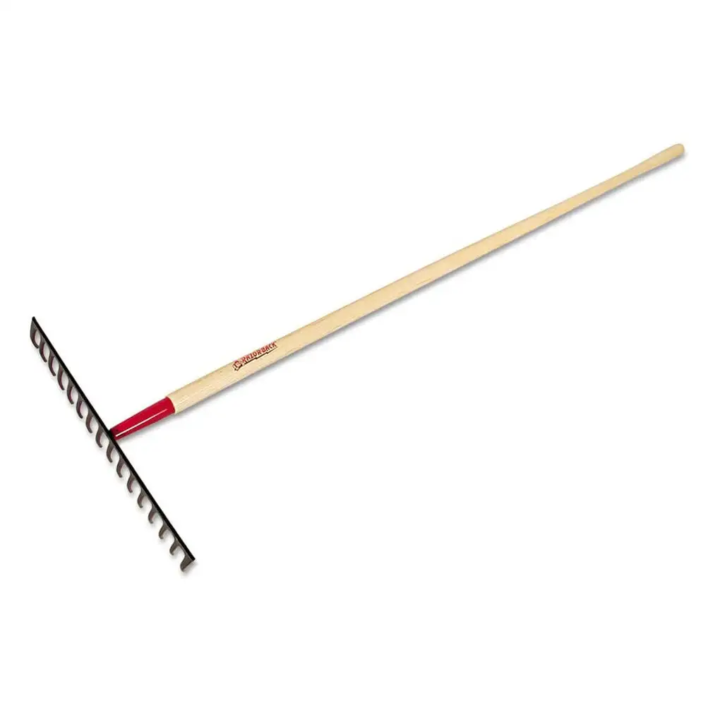 Razor-Back 63111 Level Head Rake Steel Head and Wood Handle