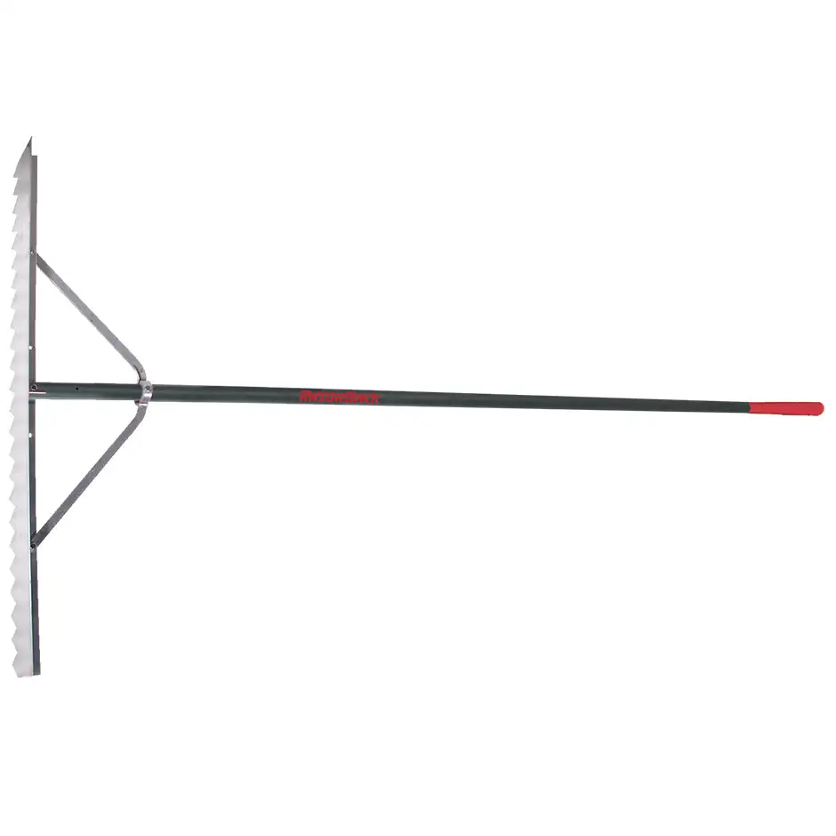 Razor-Back 63133 Aluminum Asphalt Lute Rake Aluminum Handle