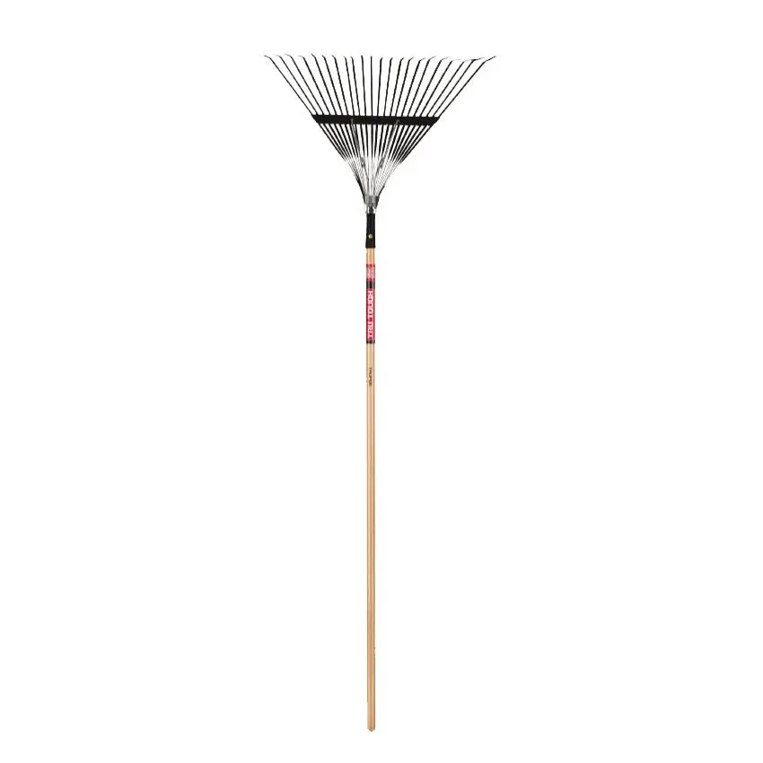 Tru Tough Steel Leaf Rake 22 - Durable Garden Rake Heavy Duty Use