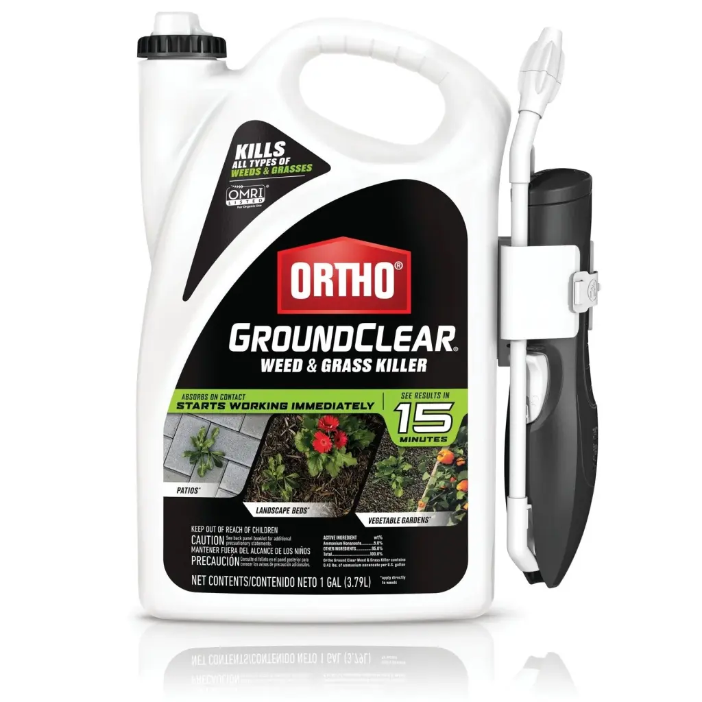 Ortho GroundClear Weed and Grass Killer Ready-to-Use 1-Gallon - Fast Acting Vegetation Killer