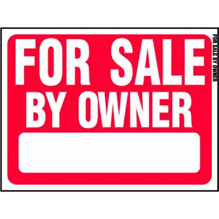 Hy-Ko Products 18 x 24-Inch Sale Owner Sign - Weatherproof Real Estate Sign