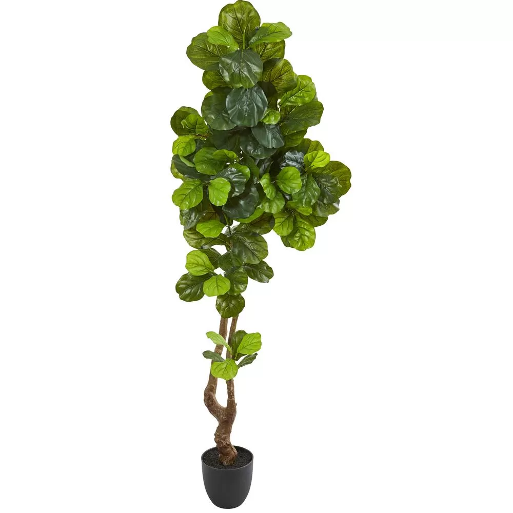 Nearly Natural 78 Real Touch Fiddle Leaf Artificial Tree Home or Office