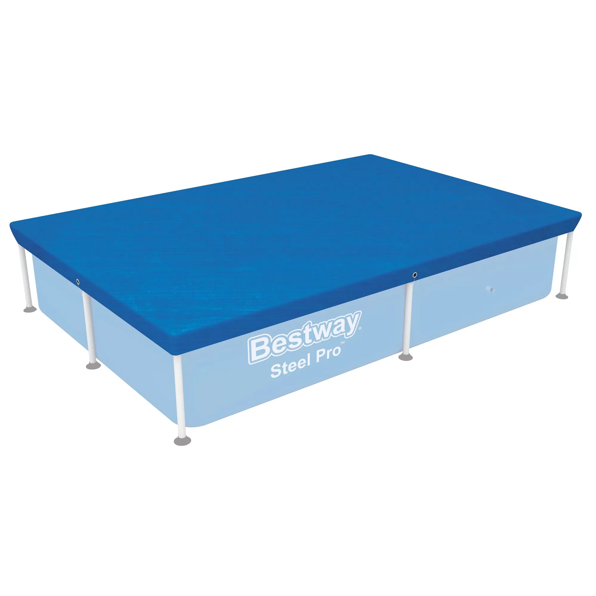 Bestway Flowclear Rectangle 7'4 x 60 Above Ground Swim Pool Cover Cover Only