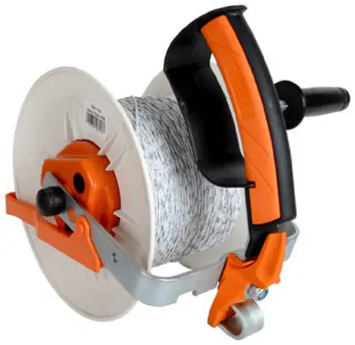 Gallagher G61156 Pre-Wound Geared Reel 1312' White Turbo Wire