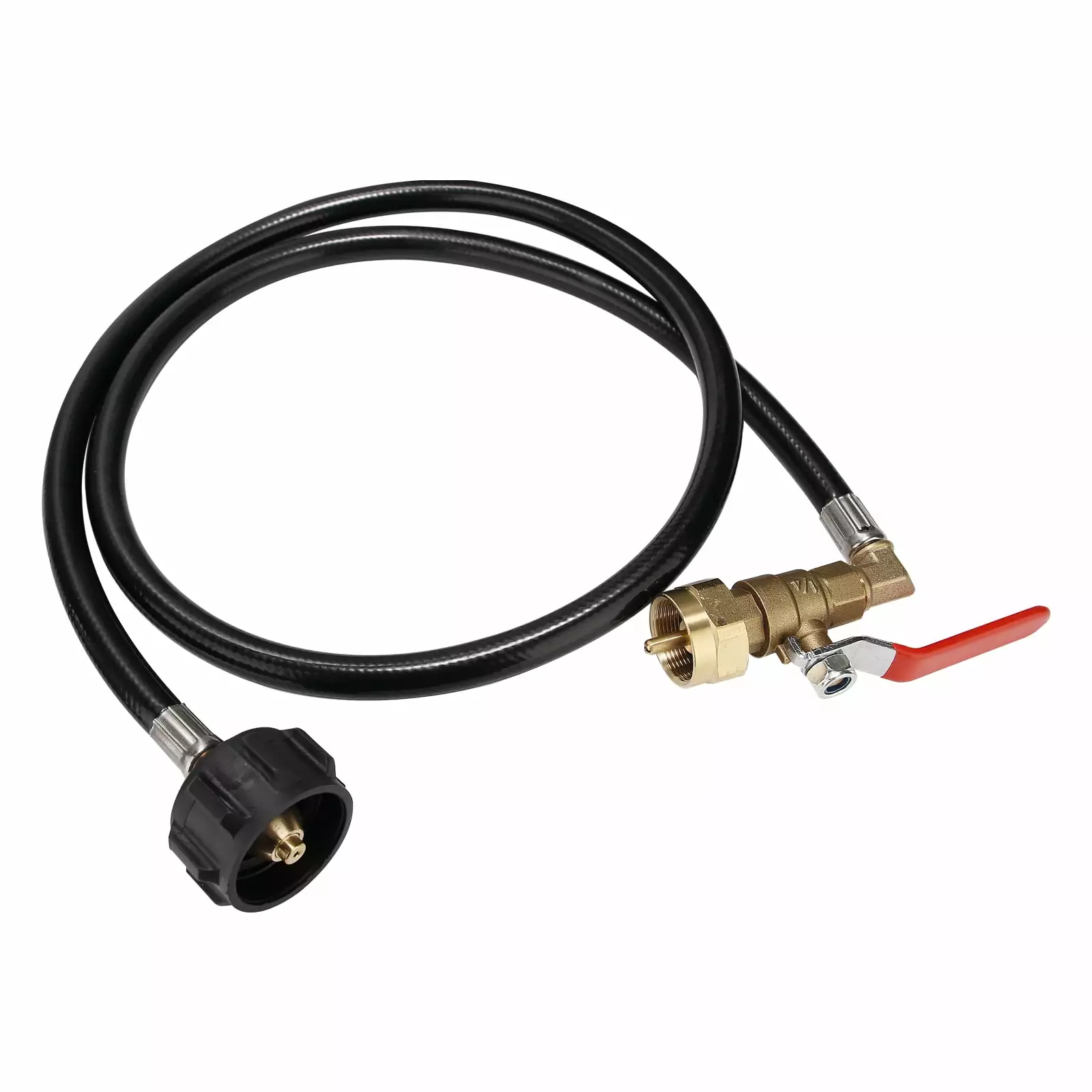 Roastove Propane Refill Modifyer Hose 48 ON/Off Valve 1 LB Tanks