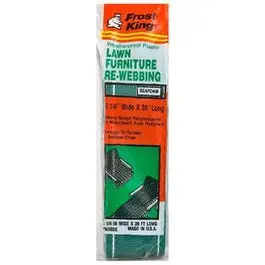 Outdoor Furniture Re-Web Kit Green - Replacement Straps Chairs Thermwell