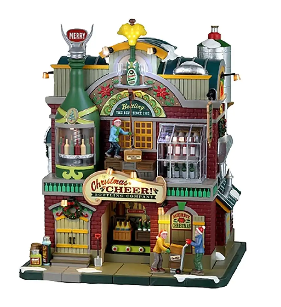 Lemax 15742 Christmas Santas Chalet Polyresin Village Collectible
