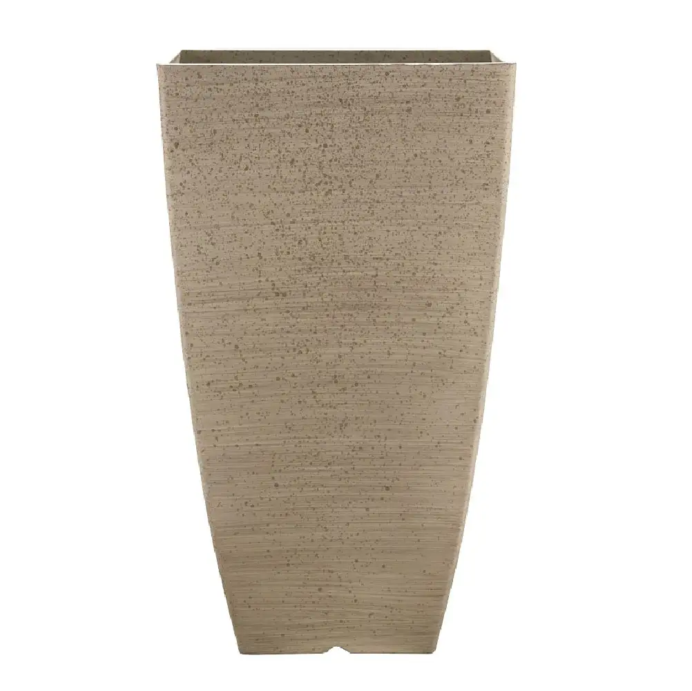 Southern Patio HDR-091684 Newland Square Planter Plastic Resin Outdoor Decor