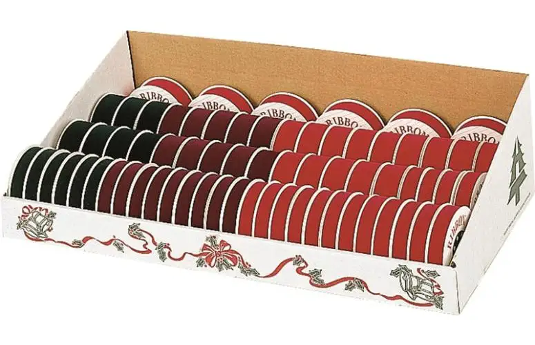 Holiday Trim 7412 Ribbon Velvet Assortment. 58 Piece