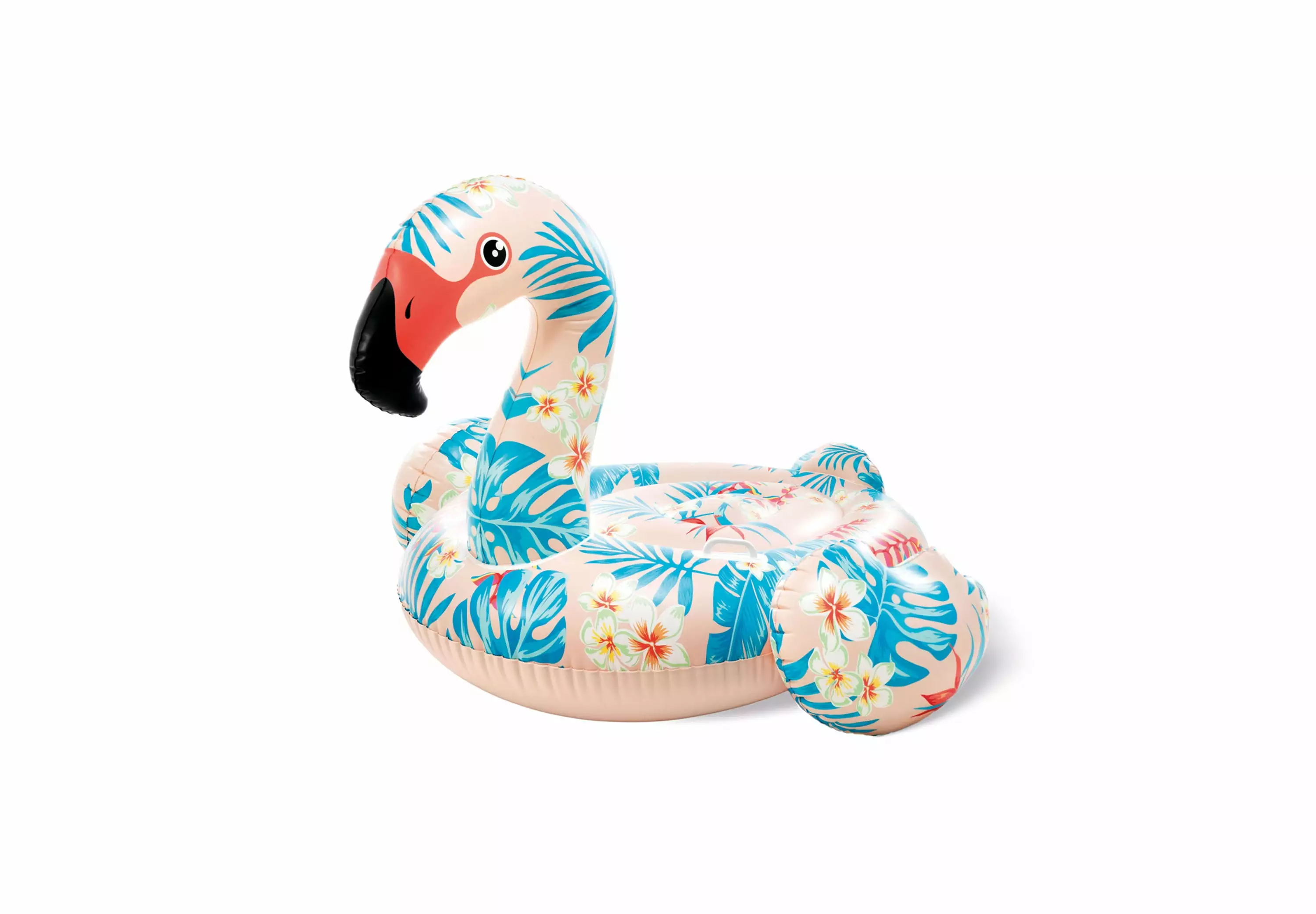 Intex Tropical Flamingo Ride-on Inflatable Pool Float Unisex Adults Ages 14+ Multi Colored