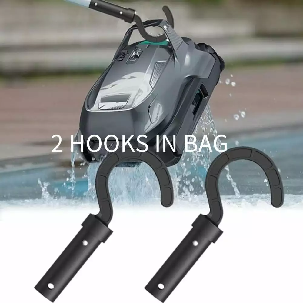 Wangxldd Swimming Pool Robot Cleaner Hooks Replacement Accessories 2PCS Black 1pc