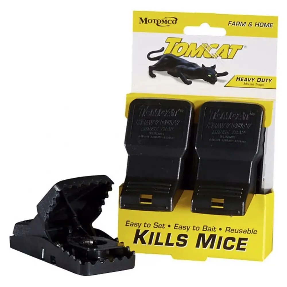 Tomcat Heavy Duty Moutilize Traps 2-Pack Effective Rodent Control