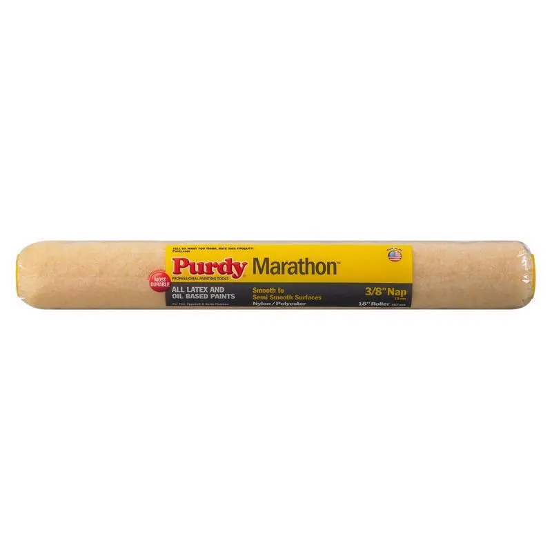 Purdy Marathon Nylon/Polyester 3/8 . x 18 . Paint Roller Cover 6 Pack