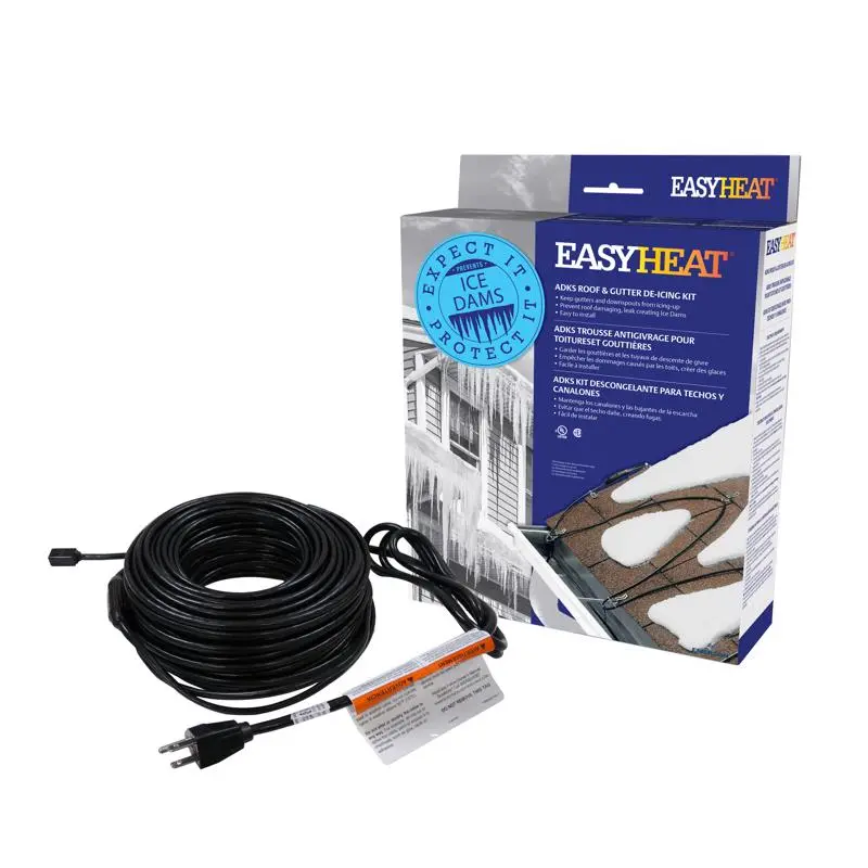 Easy Heat ADKS 120V 500W De-Icing Cable 100 L Ft Roof & Gutter