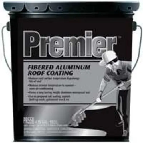 Premier PR550071 Roof Coating 5 Gallon Aluminum Reflective Finish